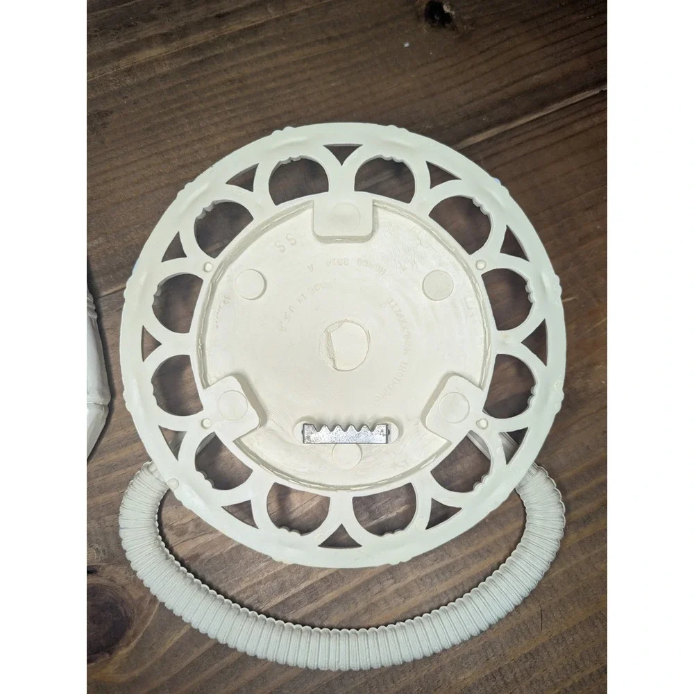 Homco Vintage Faux Bamboo Mirror and 2 Wall Towel‎ Holder White 1970s 1980s USA